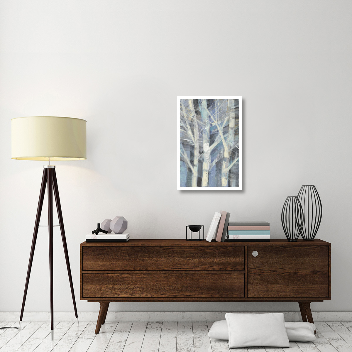 Winter Birches I -Paper Art-22&quotx32"