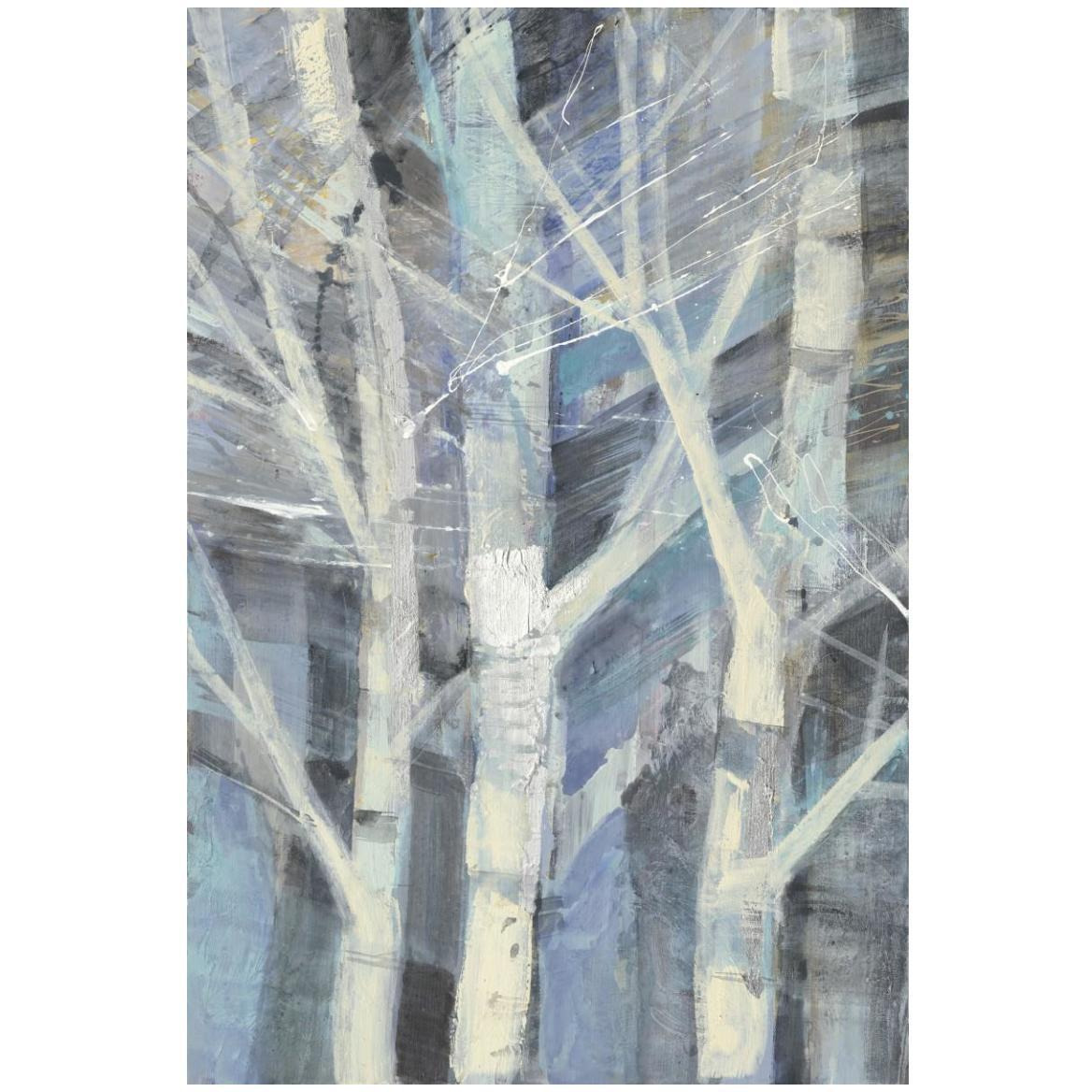 Winter Birches I -Paper Art-34&quotx50"