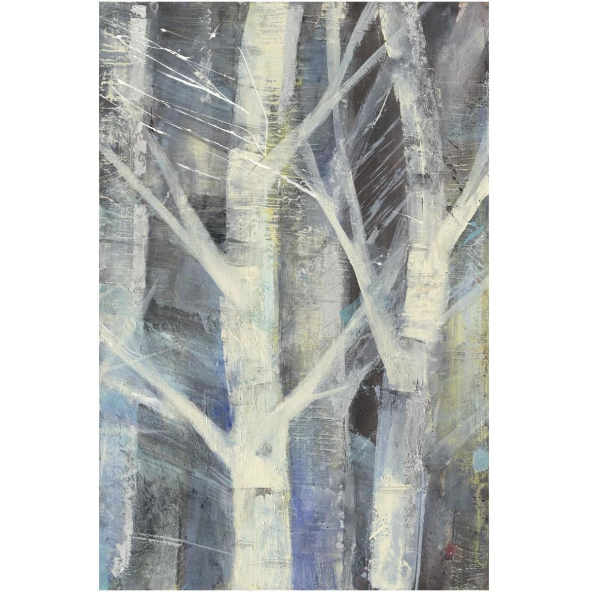 Winter Birches II -Paper Art-42&quotx62"