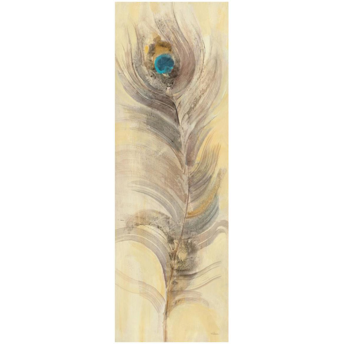 Blue Eyed Feathers II -Paper Art-20&quotx56"