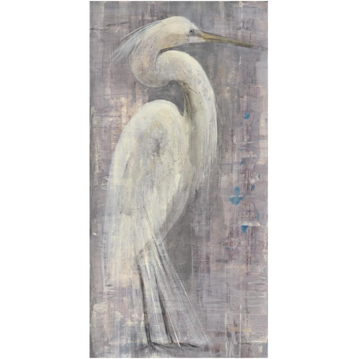 Coastal Egret I -Paper Art-32&quotx62"