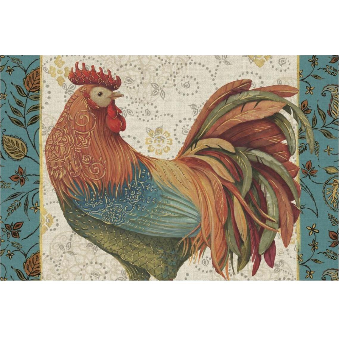 Rooster_Spice_I_II_III_IVA -Paper Art-38&quotx26"