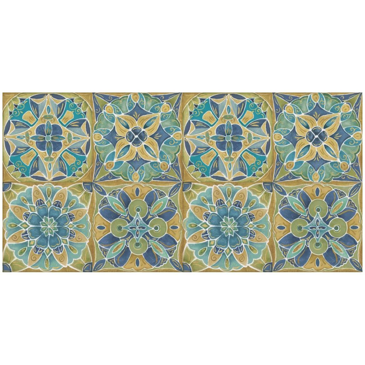 Mexican Tiles Pattern -Paper Art-50&quotx26"