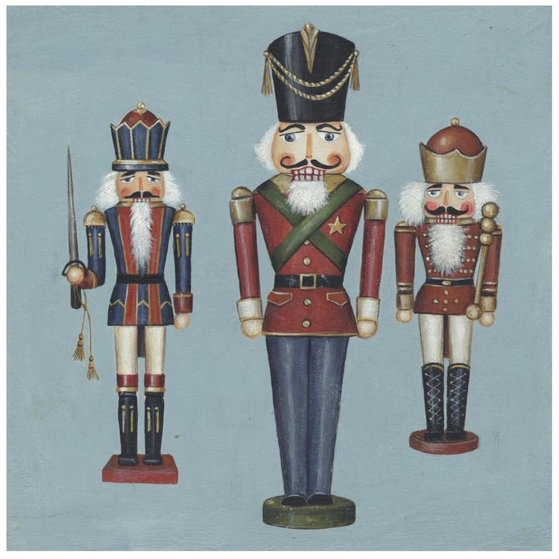 Solider Nutcrackersckers -Paper Art-26&quotx26"