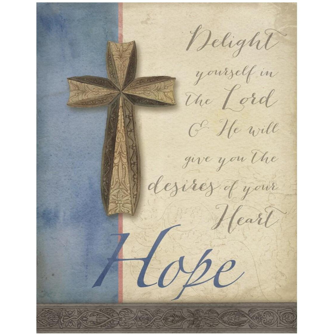 Words for Worship Hope -Paper Art-24&quotx30"