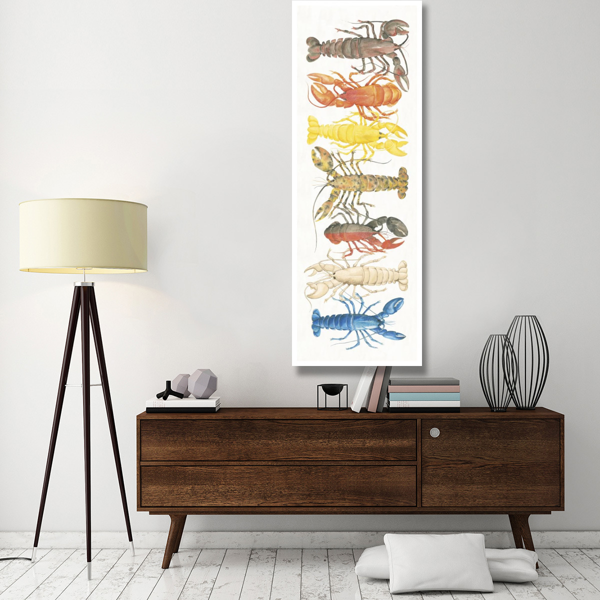 A Rare Catch Vertical -Paper Art-26&quotx74"