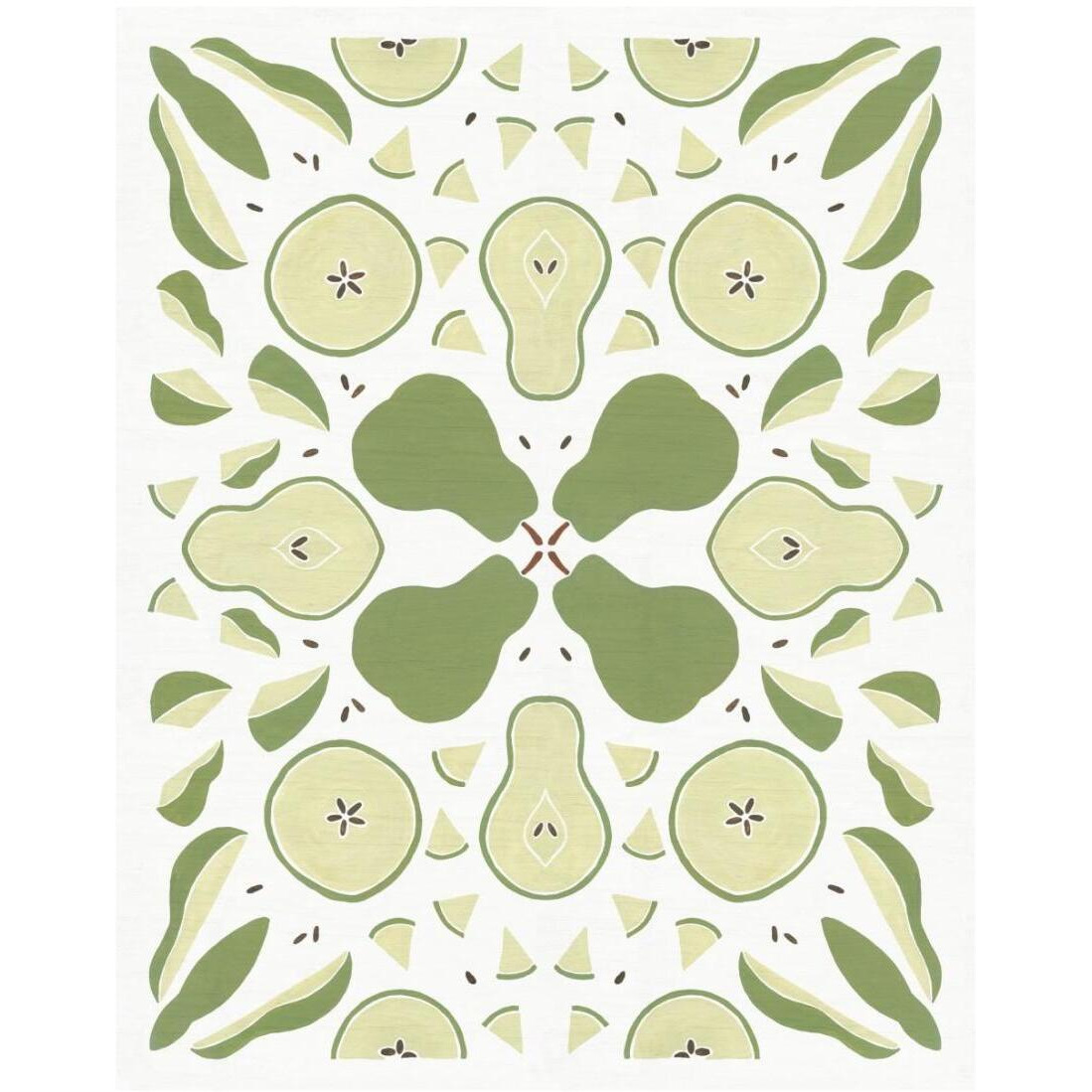 Retro Pear Otomi -Paper Art-18&quotx22"