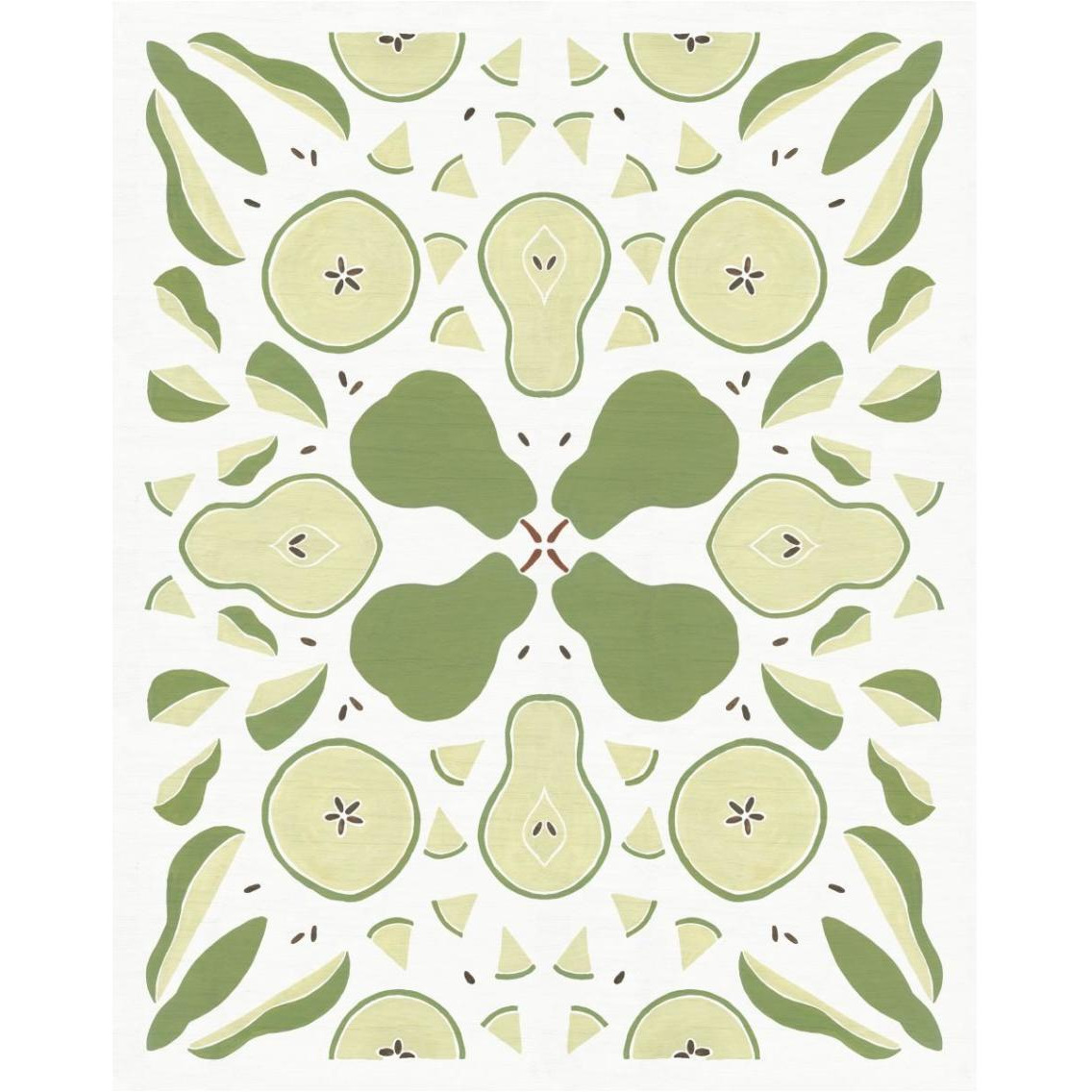 Retro Pear Otomi -Paper Art-30&quotx37"