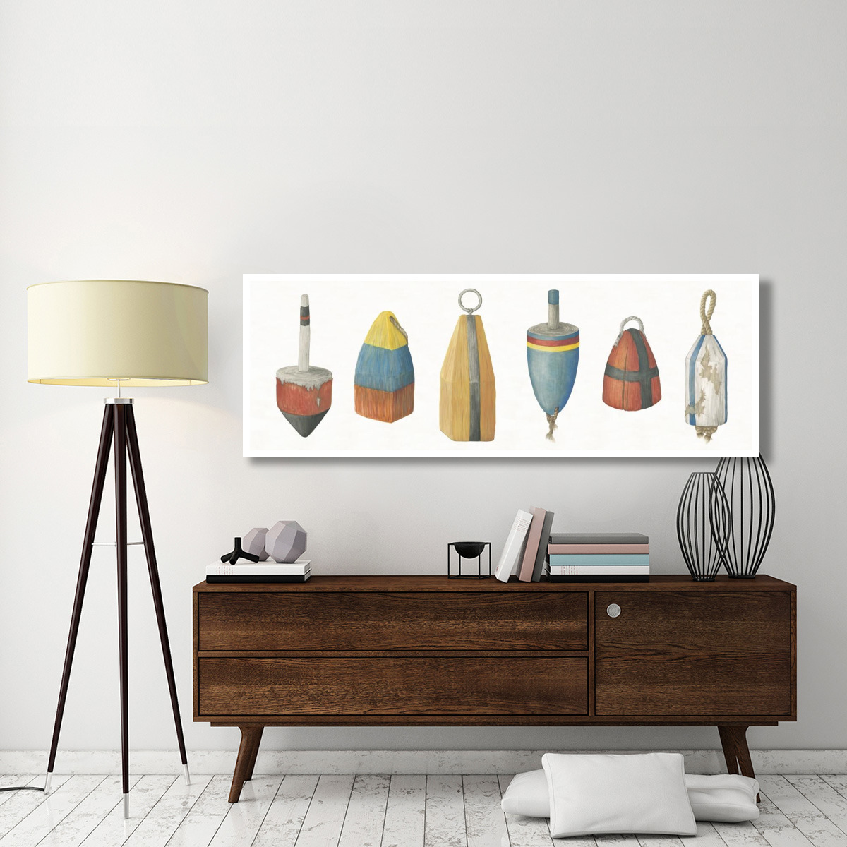 A Rare Catch Buoys -Paper Art-74&quotx26"