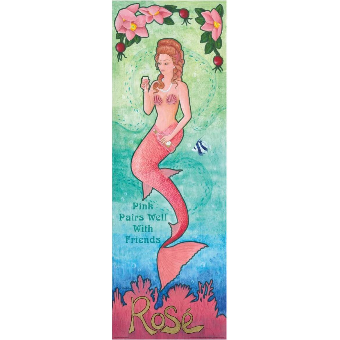 Nouveau Mermaid Rose v2 -Paper Art-26&quotx74"