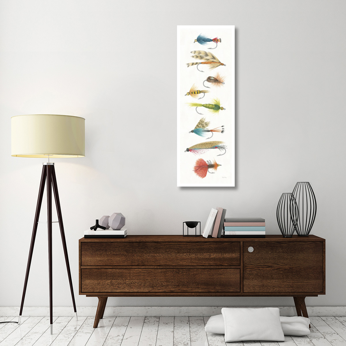 Gone Fishin X -Paper Art-20&quotx56"