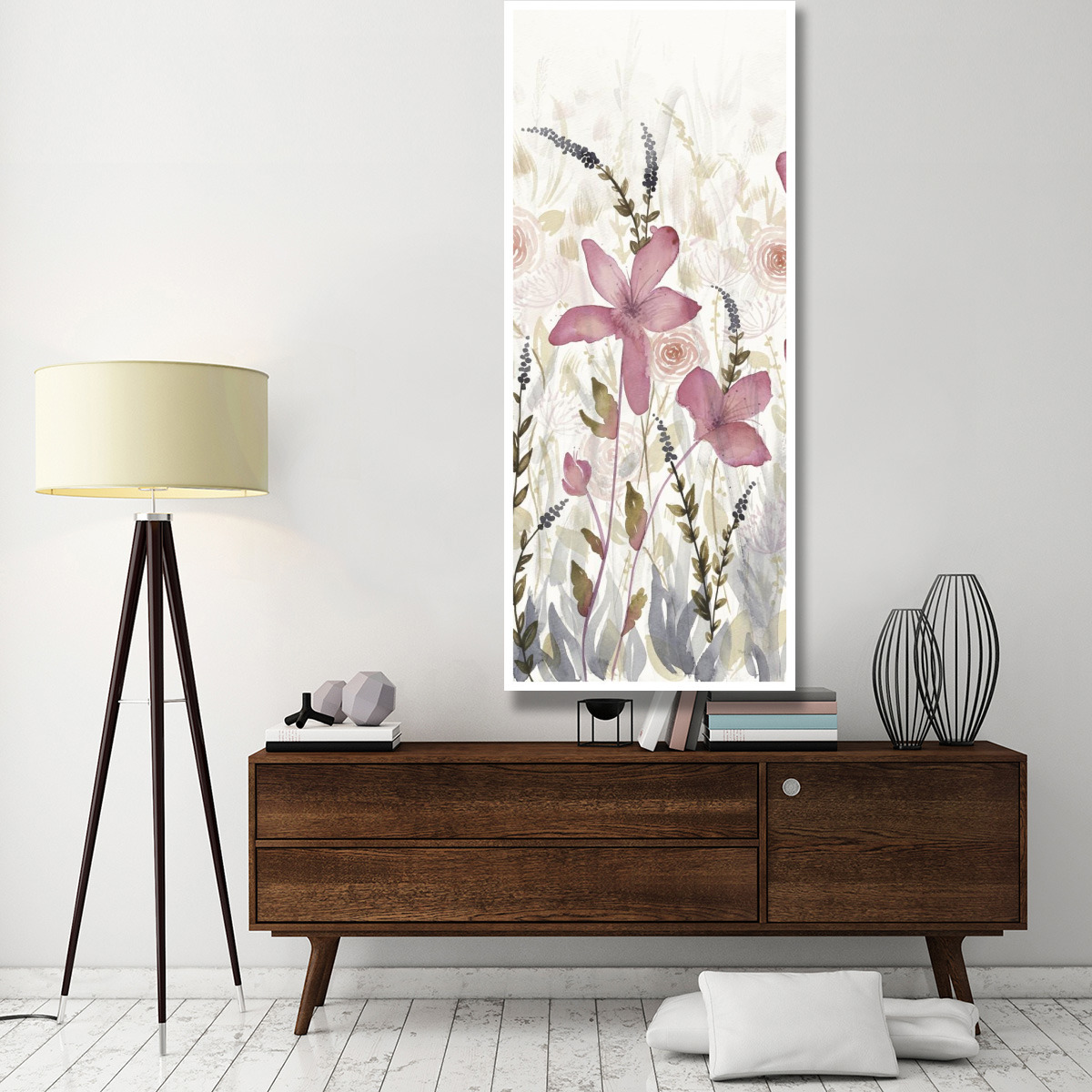 Watercolor Garden Light II -Paper Art-32&quotx77"