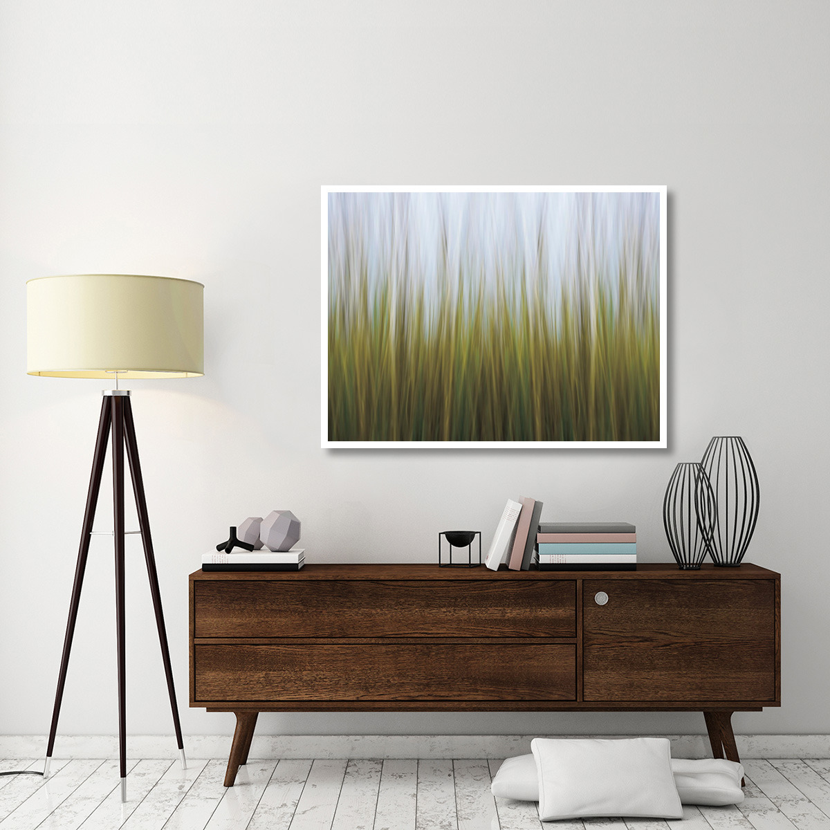 Sea Grass Canvas -Paper Art-50&quotx38"