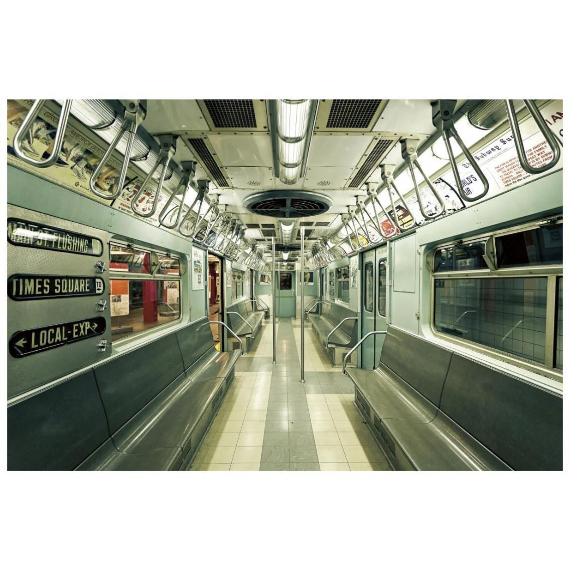 NYC Subway -Paper Art-26&quotx18"