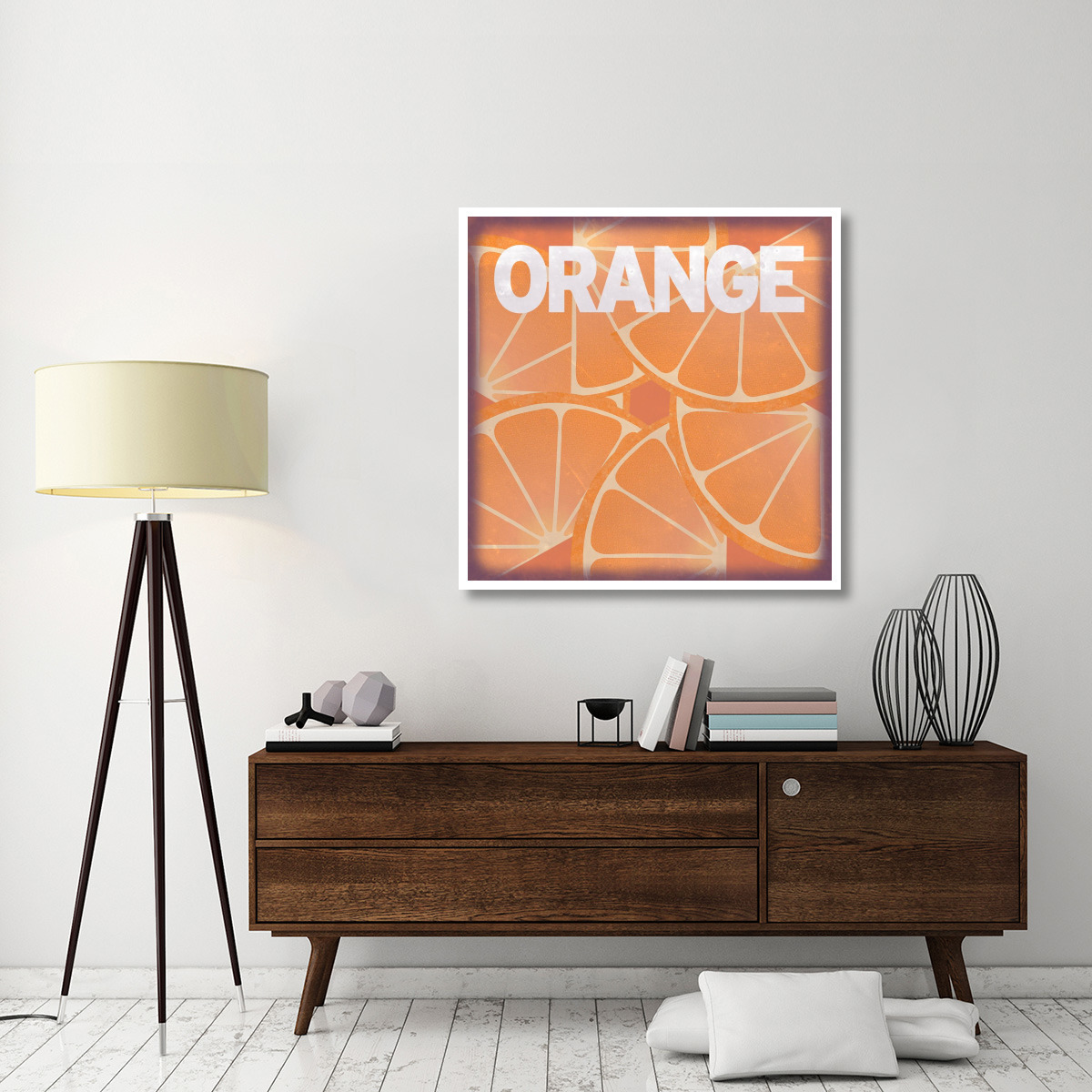 Citrus - Orange -Paper Art-42&quotx42"