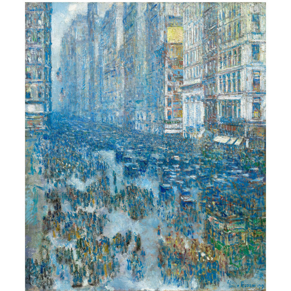 Fifth Avenue, 1919 -Paper Art-15.333&quotx18"