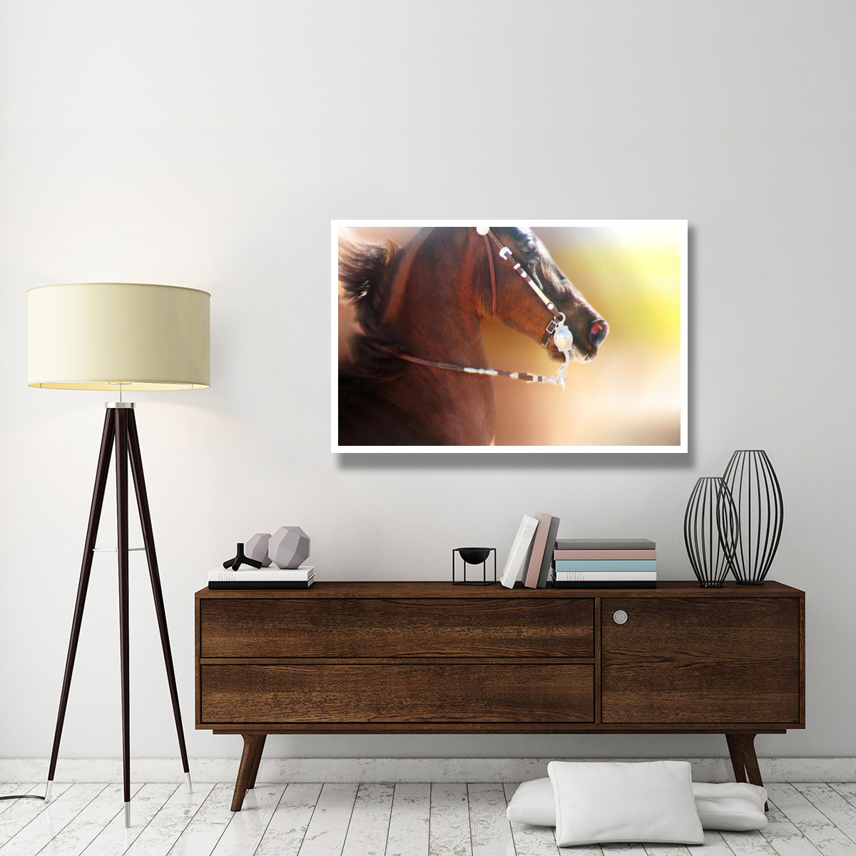 Wild Saddlebred -Paper Art-50&quotx34"