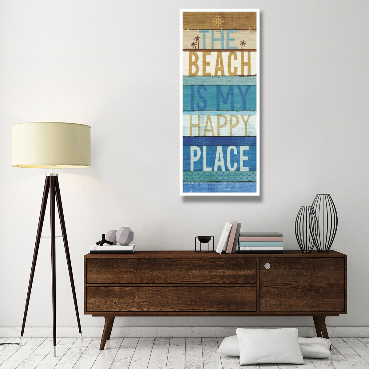 Beachscape Inspiration IV -Paper Art-26&quotx62"