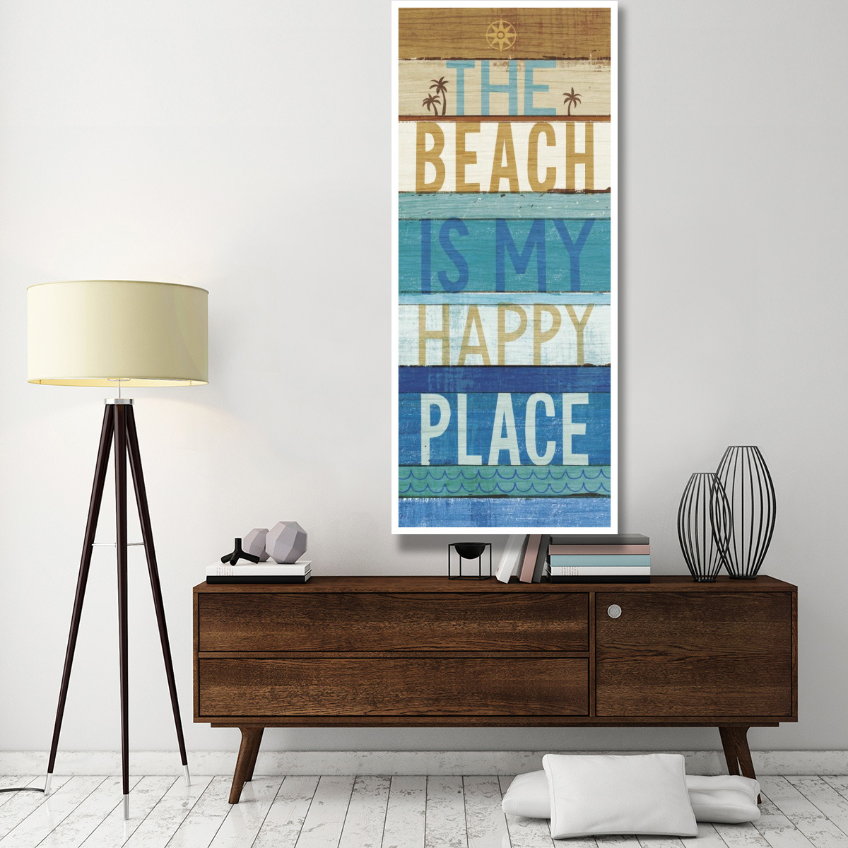 Beachscape Inspiration IV -Paper Art-32&quotx77"