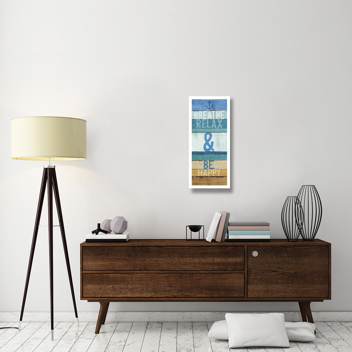 Beachscape Inspiration I -Paper Art-14&quotx32"