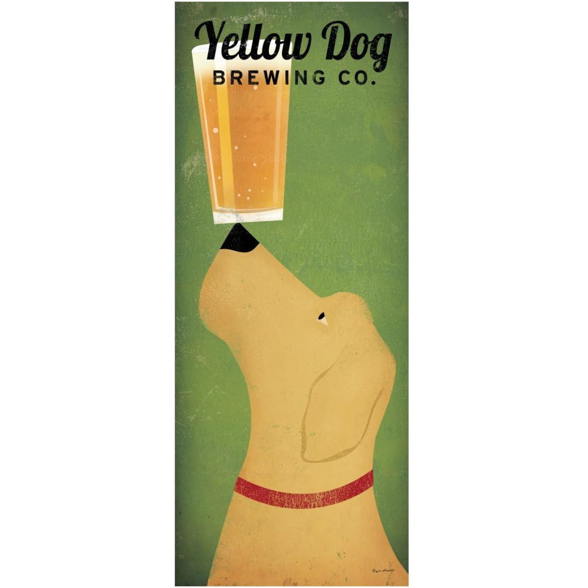 Yellow Dog Brewing Co Square -Paper Art-26&quotx62"