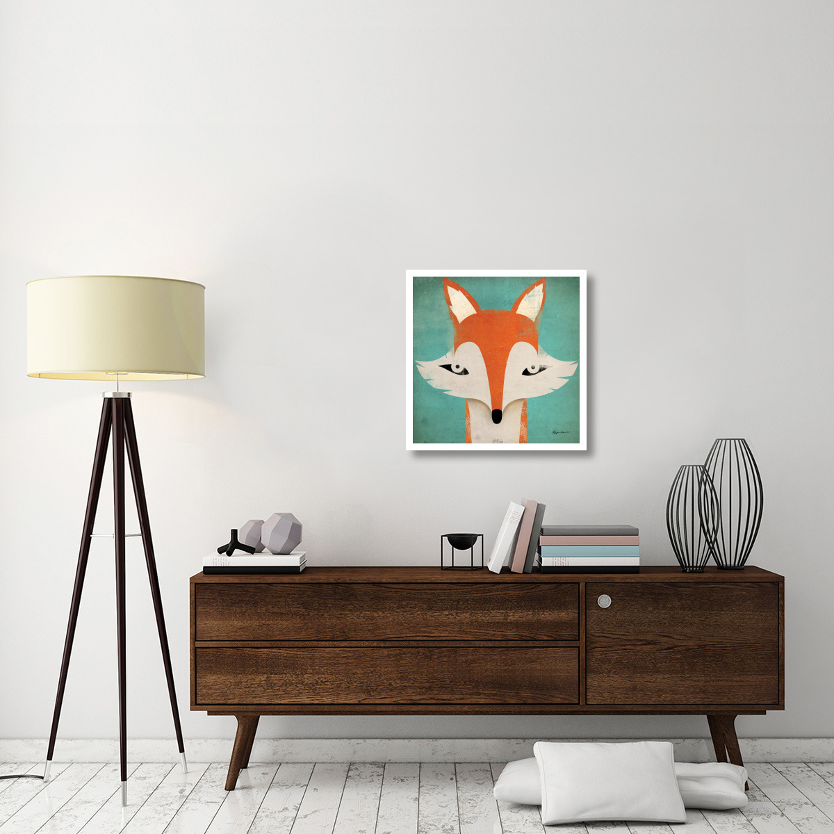 Fox -Paper Art-26&quotx26"