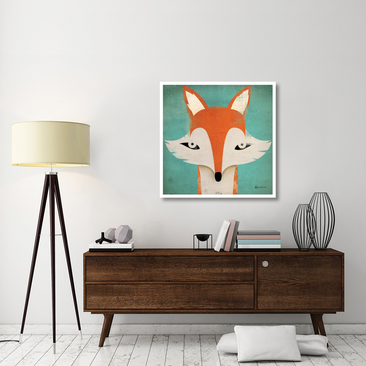 Fox -Paper Art-38&quotx38"