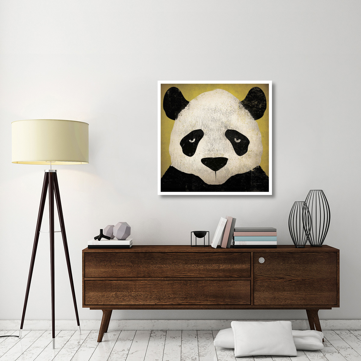 Panda Wow -Paper Art-38&quotx38"