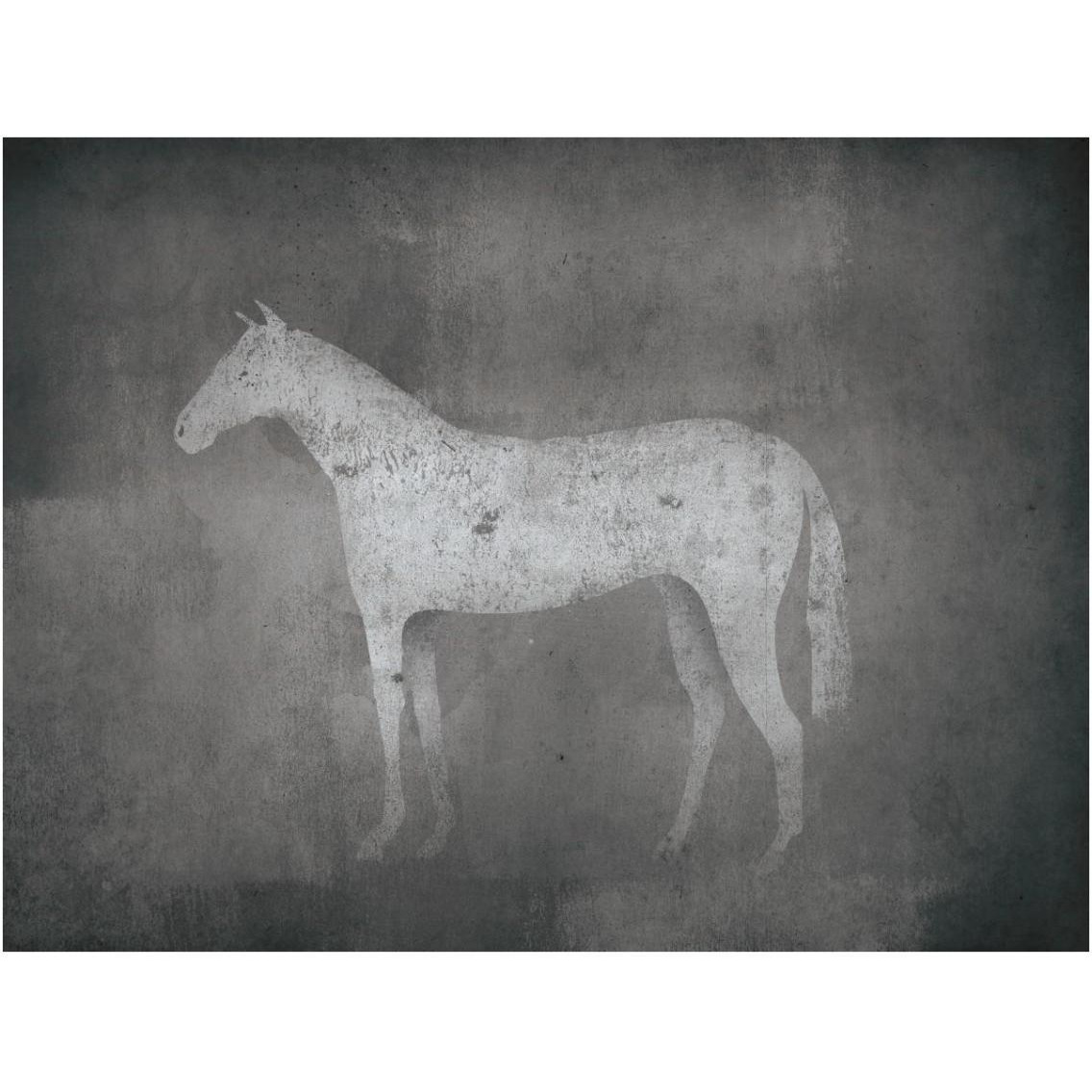 White Horse -Paper Art-18&quotx14"