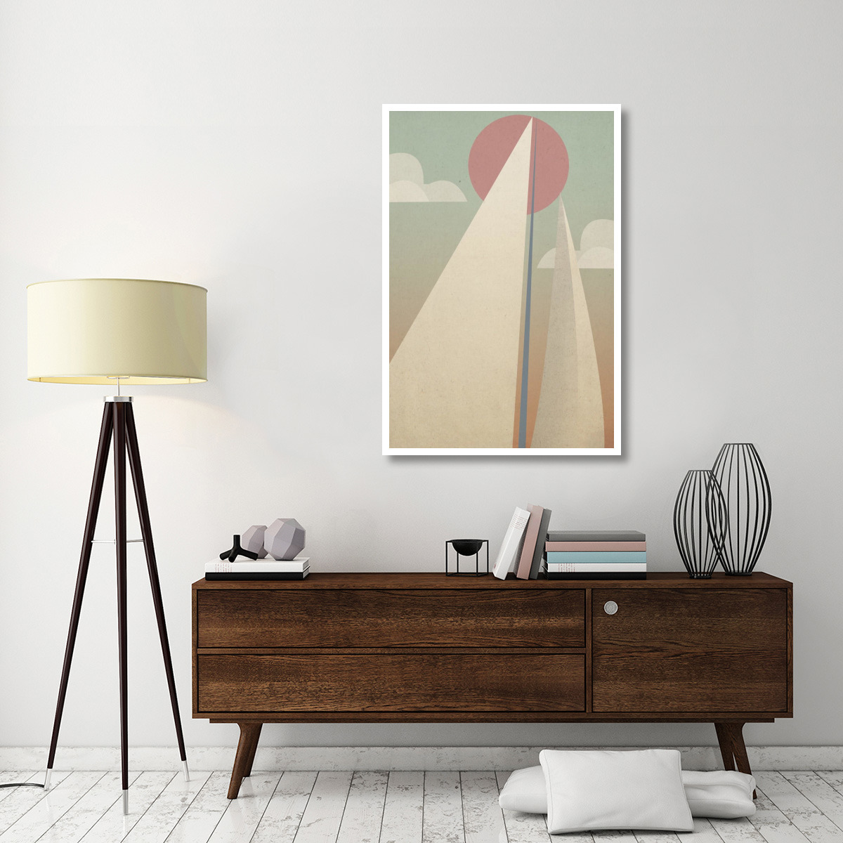 Sails II -Paper Art-34&quotx50"