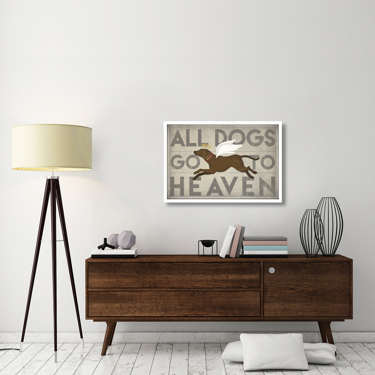 All Dogs Go to Heaven II -Paper Art-38&quotx26"