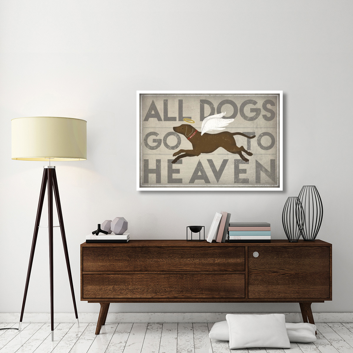 All Dogs Go to Heaven II -Paper Art-50&quotx34"