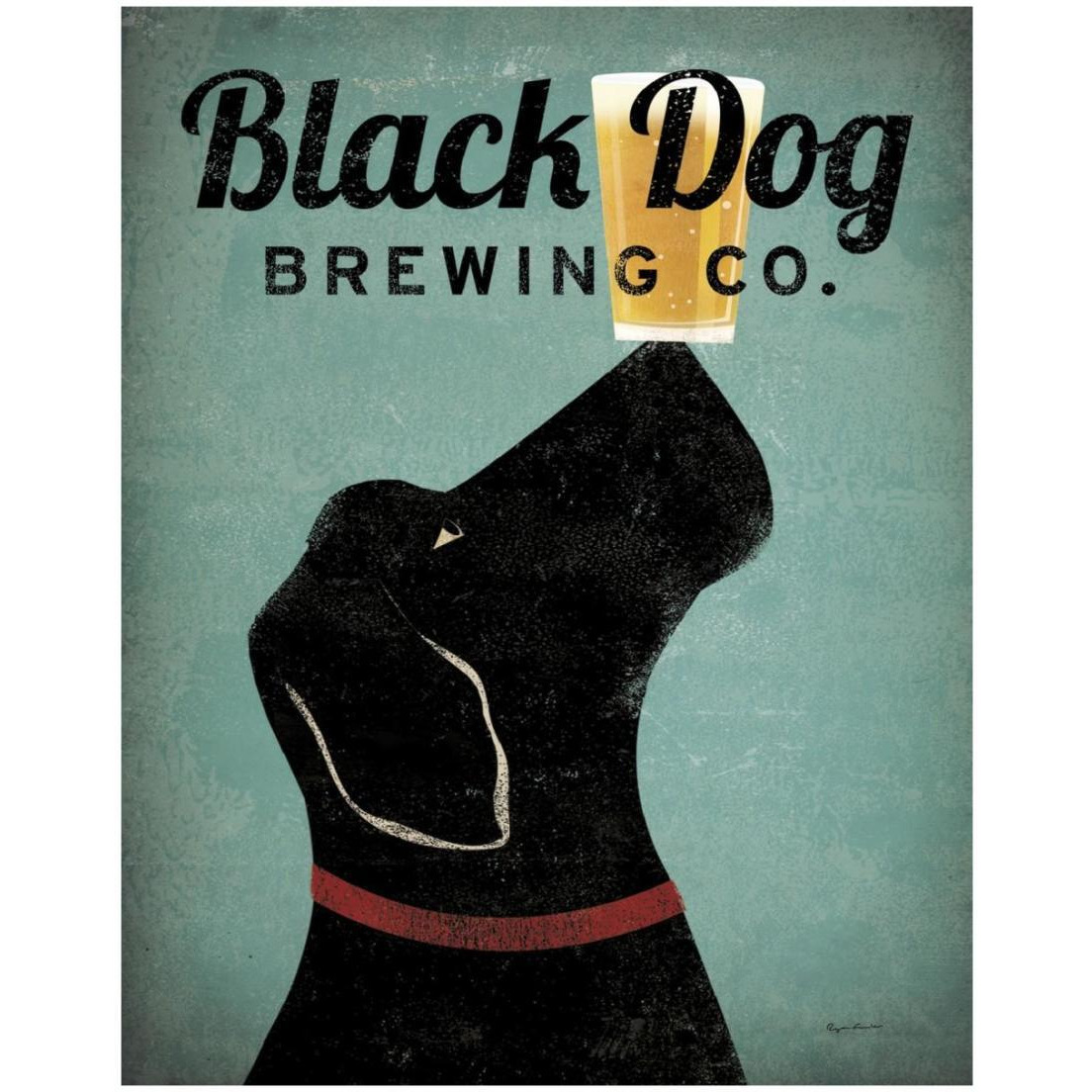 Black Dog Brewing Co v2 -Paper Art-18&quotx22"