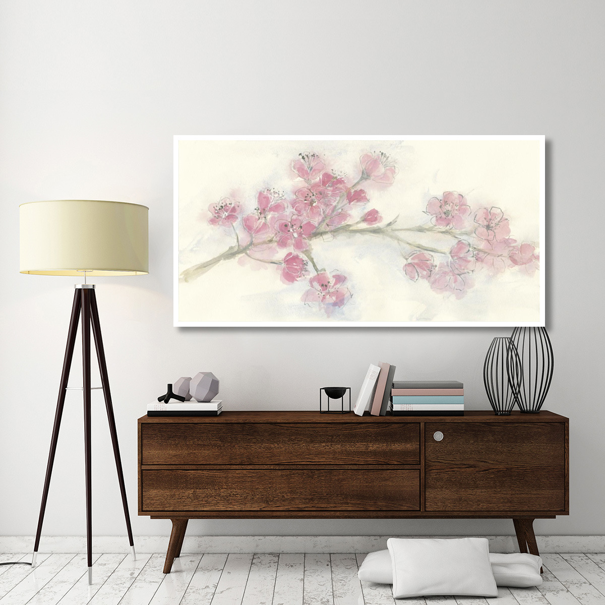 Cherry Blossom I -Paper Art-74&quotx38"