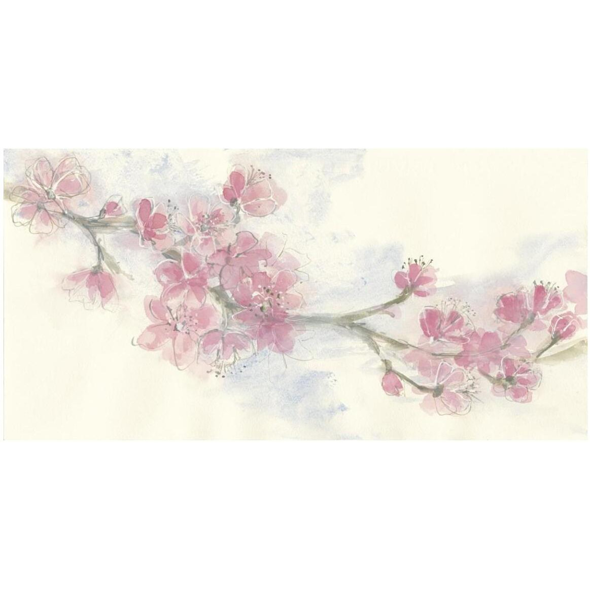 Cherry Blossoms II Crop -Paper Art-50&quotx26"