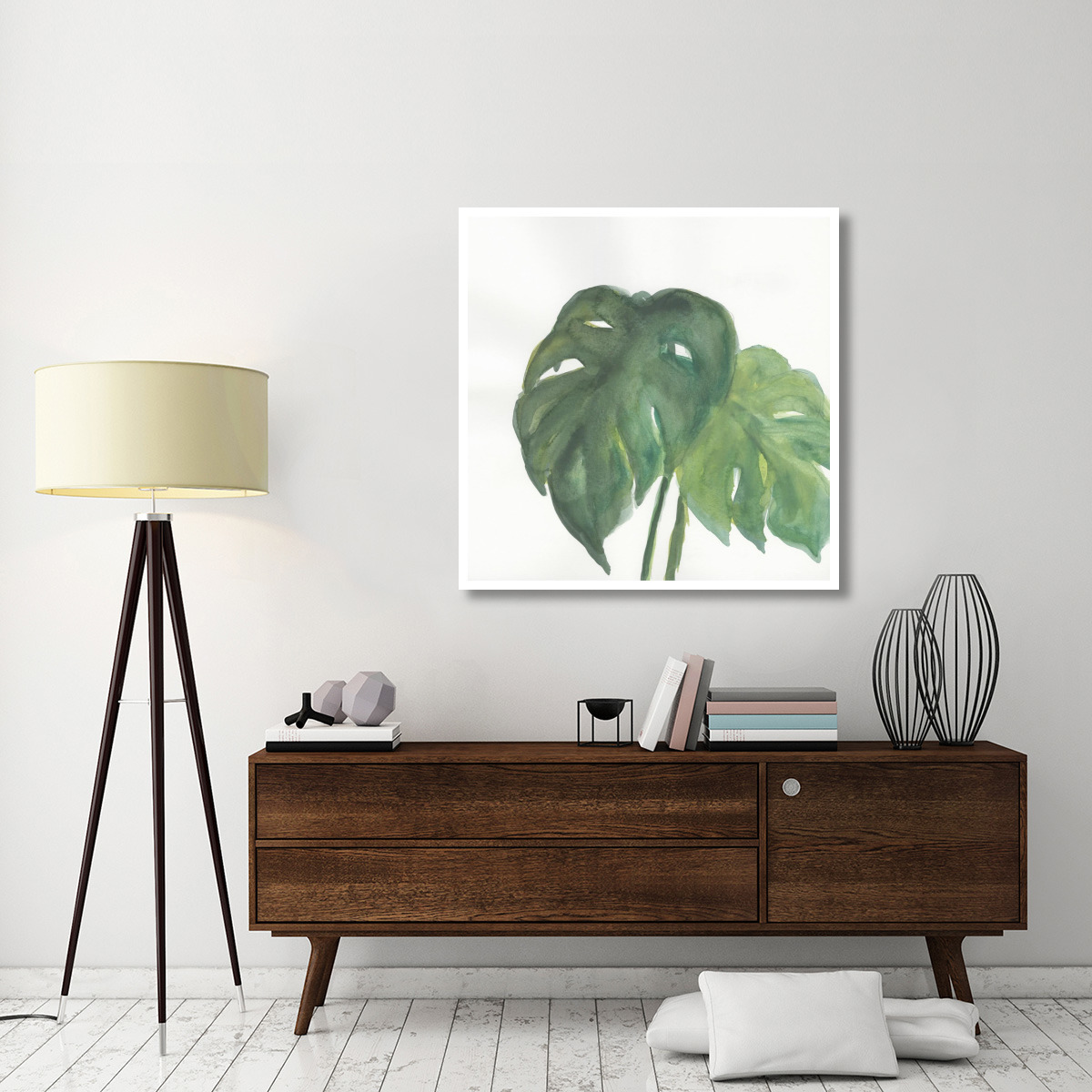 Tropical Palm II -Paper Art-42&quotx42"