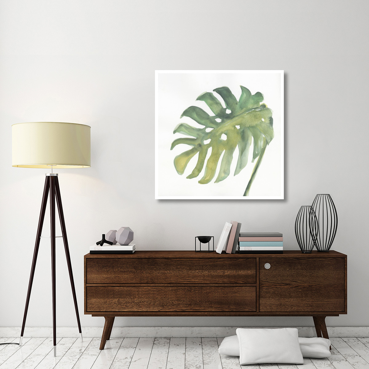 Tropical Palm IV -Paper Art-42&quotx42"