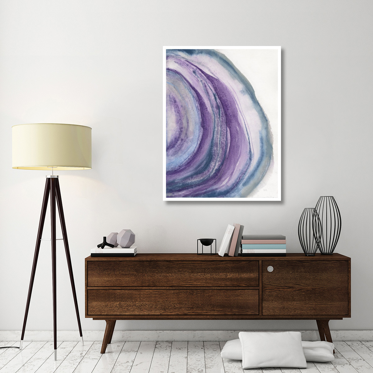 Watercolor Geode II -Paper Art-38&quotx50"