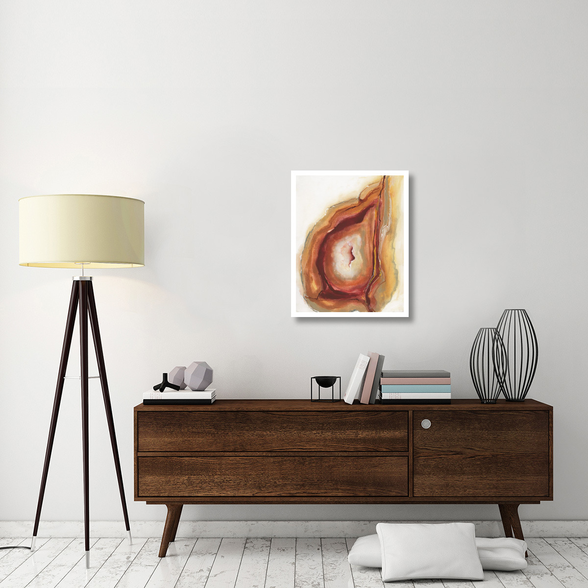 Watercolor Geode V -Paper Art-24&quotx30"