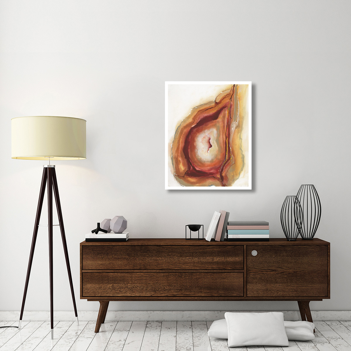 Watercolor Geode V -Paper Art-30&quotx37"