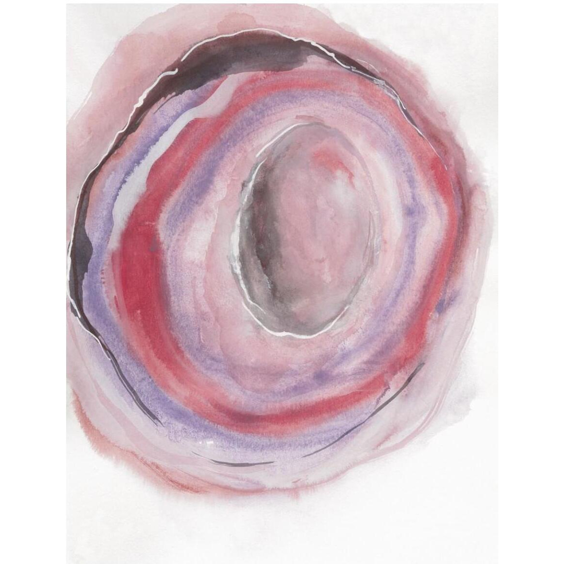 Watercolor Geode VII -Paper Art-38&quotx50"