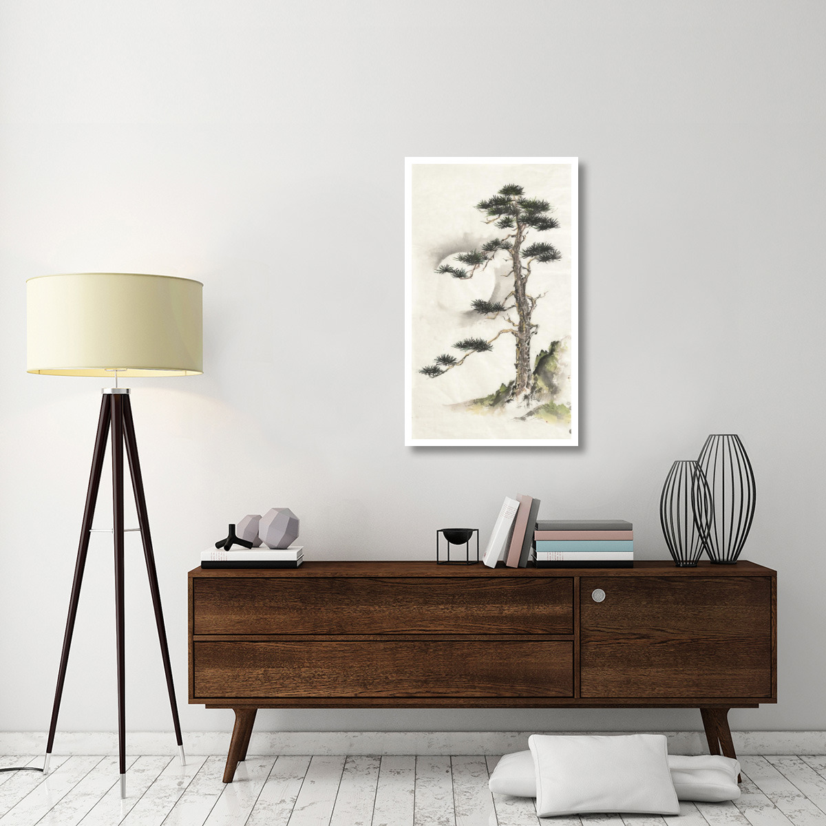 Moon Pine -Paper Art-25.2&quotx42"