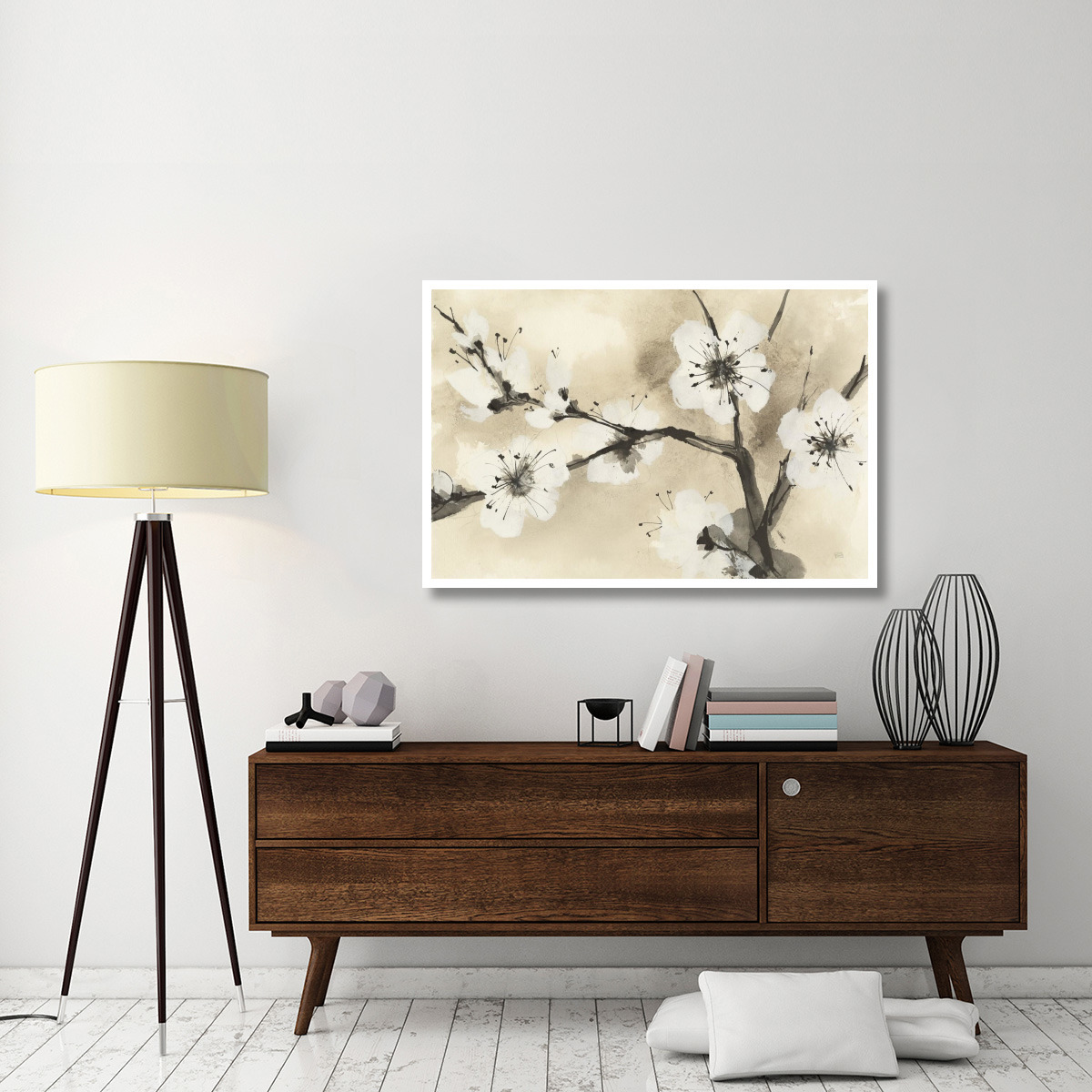 Spring Blossoms I Crop -Paper Art-50&quotx34"