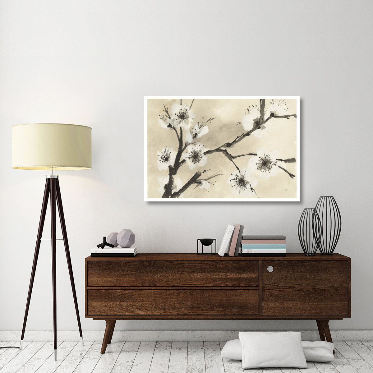 Spring Blossoms II Crop -Paper Art-50&quotx34"