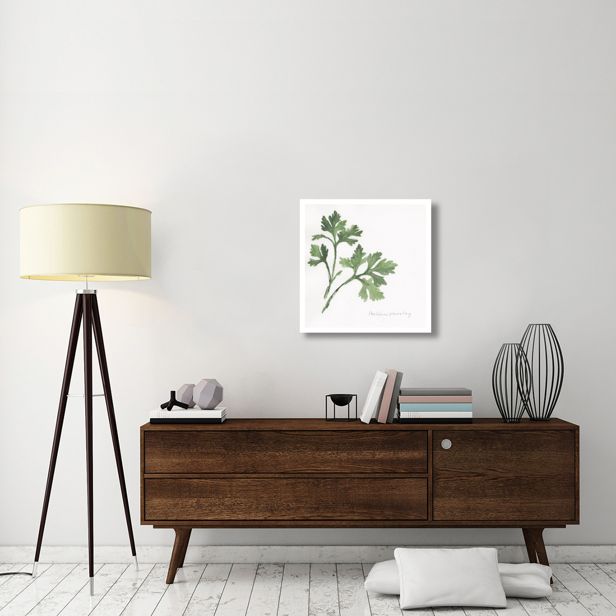 Italian Parsley -Paper Art-26&quotx26"