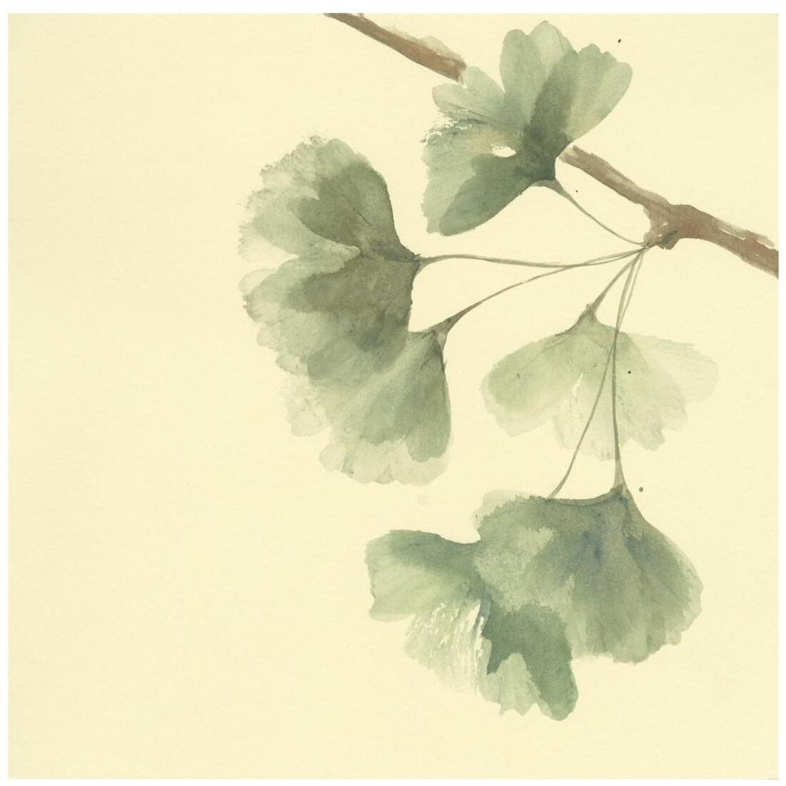 Gingko Leaves III -Paper Art-20&quotx20"