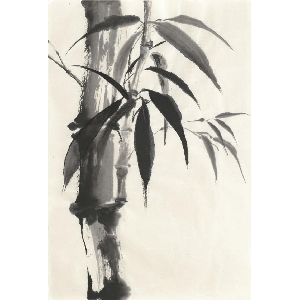 Sumi Bamboo Cream -Paper Art-26&quotx38"