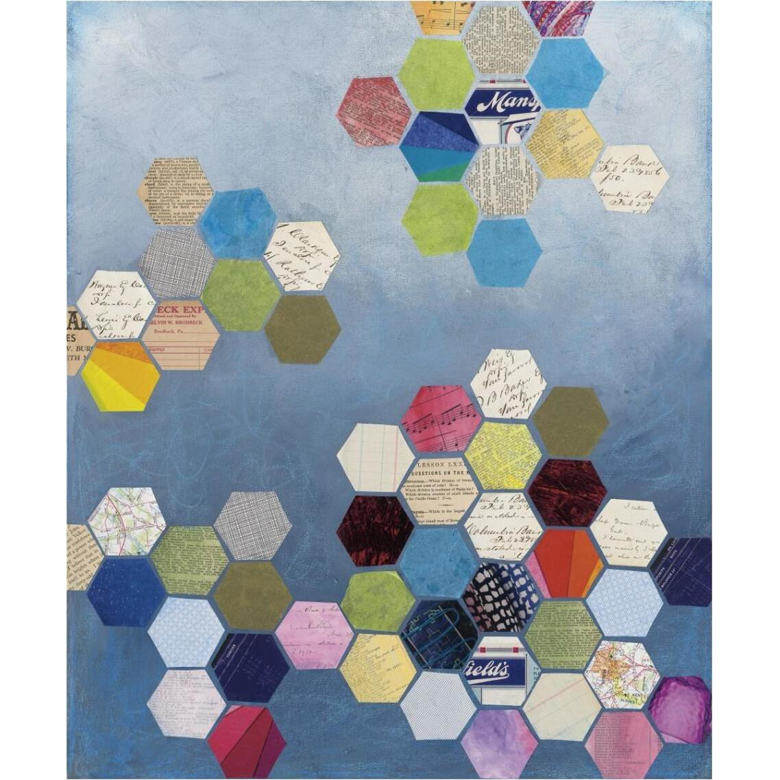 Honeycomb Background -Paper Art-31.88&quotx38"