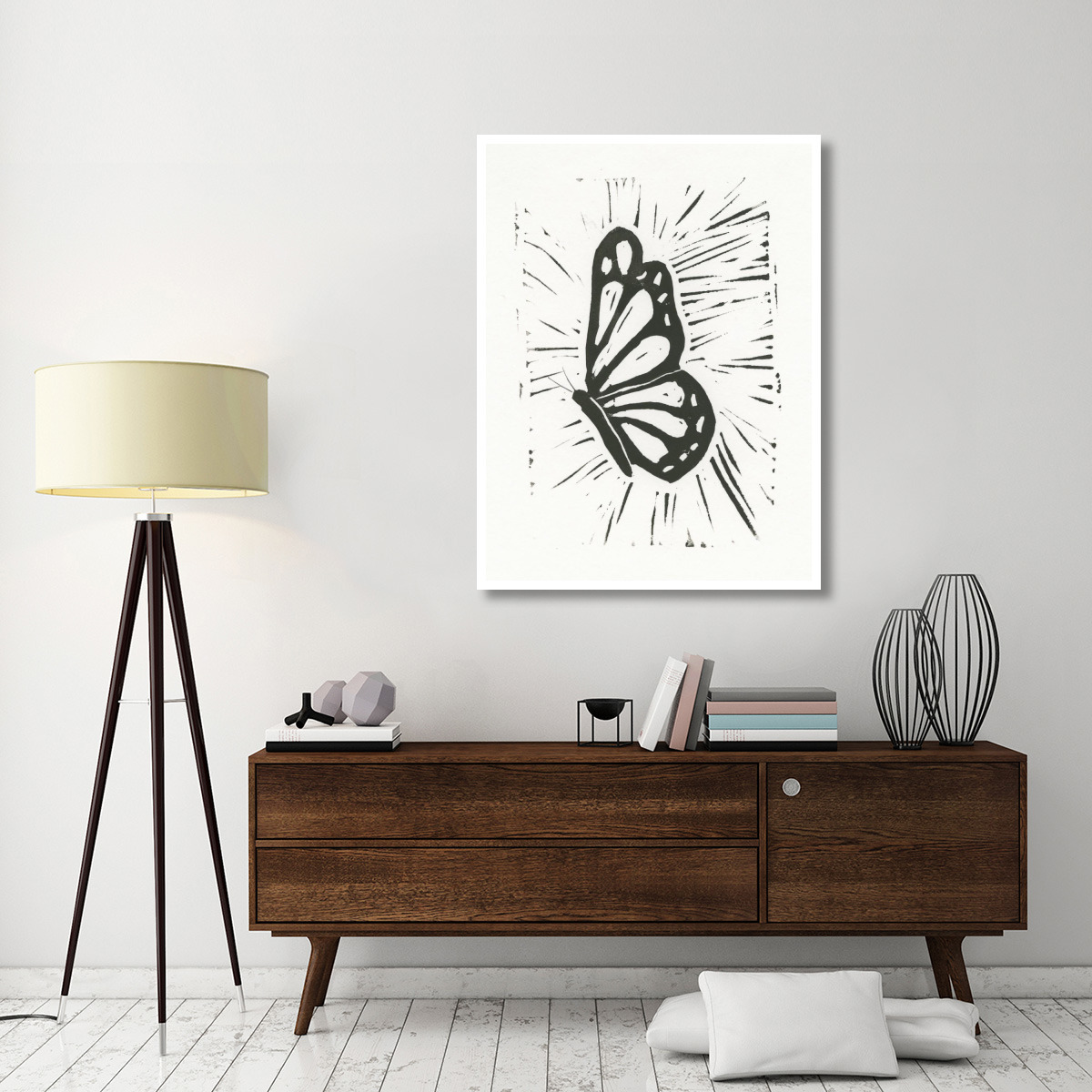 Butterfly Element I -Paper Art-38&quotx50"