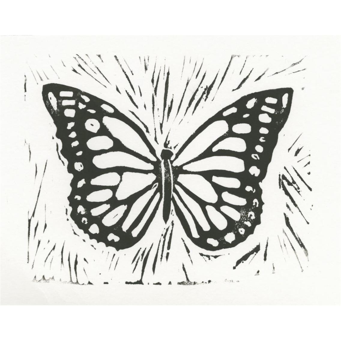 Butterfly Element II -Paper Art-37&quotx30"